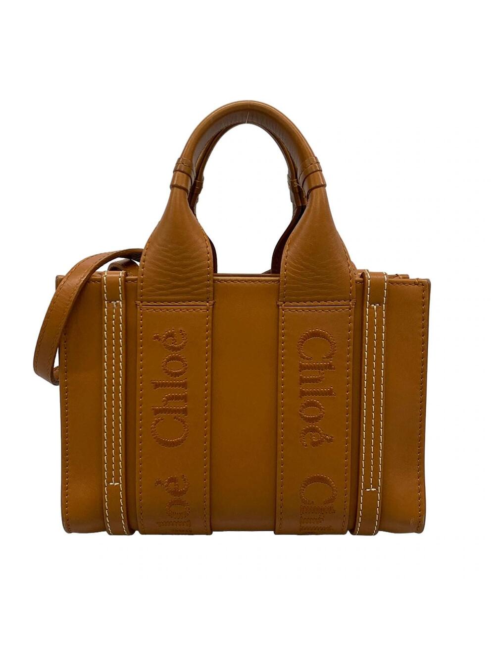 Chloe Brown Calf Leather Tote Bag #363157C10B